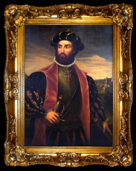 framed  unknow artist Vasco da Gama, ta009-2